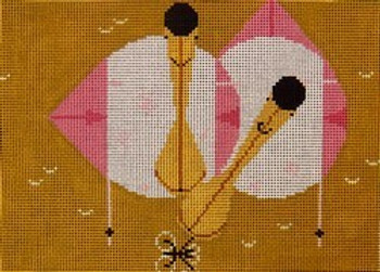 Roseate Spoonbills HC-R188 Charlie Harper 13 Mesh 10 x 7