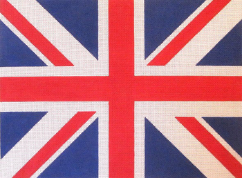 #NM-008 UNION JACK(-11” x 15” )	 13M  Designs by Needle Me Needle Crossings