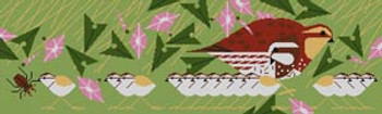 Bobwhite Family CH-B070  Charley Harper 18 Mesh 9 x 23