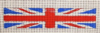 BRC18	British Flag Cheryl Schaeffer And Annie Lee Designs 18 Mesh Bracelet