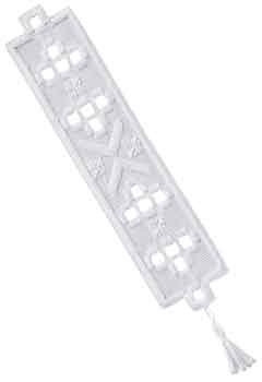 051846 Permin Kit Bookmark 2" x 7"; Hardanger; 22ct