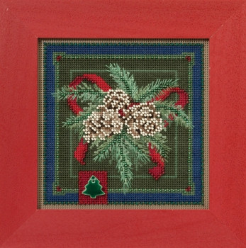 MH141634 Mill Hill Buttons and Bead Kit Festive Pine (2016) 