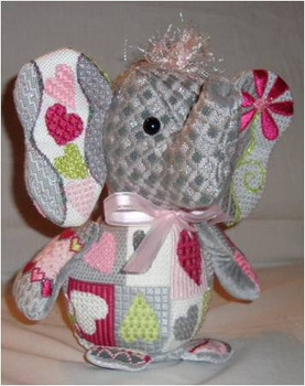 3D Ella Elephant 8.5” x 7”	18  Mesh Sew Much Fun 