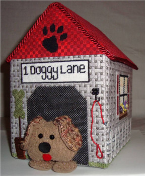 3D In The Dog House 9” x 6” 18  Mesh Sew Much Fun