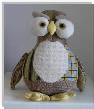 3D Hooter Owl	10” x 9” 18  Mesh Sew Much Fun 