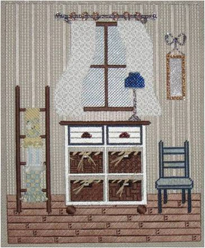 More Bathroom Dresser	9.5” x 8”	18 Mesh Sew Much Fun 