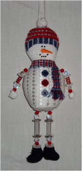 Christmas Snowman	5” x 2.5”	18 Mesh Sew Much Fun 