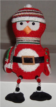 Christmas Santa Owl 6” x 5”18 Mesh Sew Much Fun 