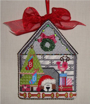 Tag BFF-Doghouse 6.25” x 4.5" 18 Mesh Sew Much Fun