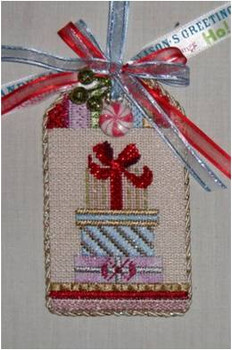Holiday Tag Presents 5” x 3” 18 Mesh Sew Much Fun
