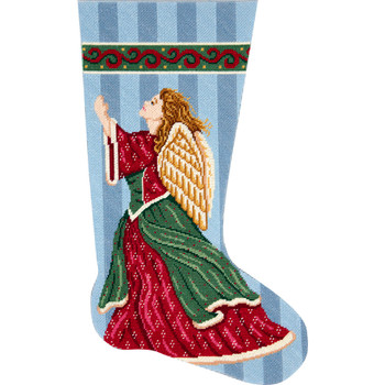 APHOME CREATIONS6205 Angel in Praise Stocking Alice Peterson HOME CREATIONS !