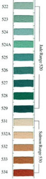 Needlepoint Inc. Silk Skein #525 Jade Range