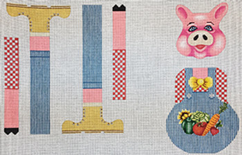 TS1391 Pig 8x23" 13 Mesh TS Designs