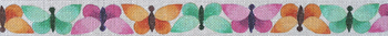 B159 Butterflies 18 Mesh Belt Jane Nichols Needlepoint
