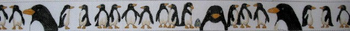B180 Penguins 18 Mesh Belt Jane Nichols Needlepoint