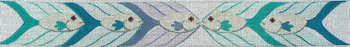 B581 Fish Parade 18 Mesh Belt Jane Nichols Needlepoint