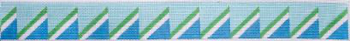 B804 Waves 18 Mesh Belt Jane Nichols Needlepoint