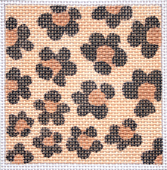 C086 Leopard Skin 4 x 4 13 Mesh Jane Nichols Needlepoint