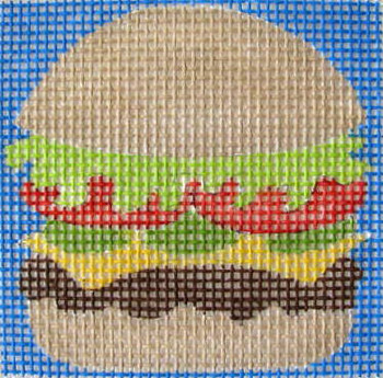 K23 Burger 4 x 4  13 Mesh Kid & Beginner Jane Nichols Needlepoint