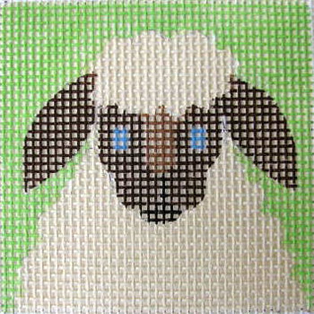 K3 Sheep 4 x 4  13 Mesh Kid & Beginner Jane Nichols Needlepoint