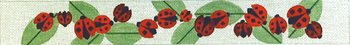 L777 Ladybugs 13 Mesh 2.5 x 20 Luggage Straps  Set of 3 Jane Nichols Needlepoint