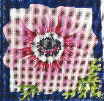 328M Anemone Square 10 x 10 10 Mesh Jane Nichols Needlepoint