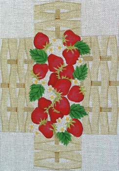 632 Strawberry Basket Brick 13 Mesh Jane Nichols Needlepoint