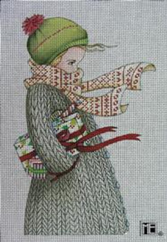 ME-CH04 Chilly Christmas 5.25x8  18 Count CHRISTMAS Mary Engelbreit