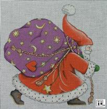 ME-SN01A Believe Santa With No Background 6x6 18 Count Santa Mary Engelbreit