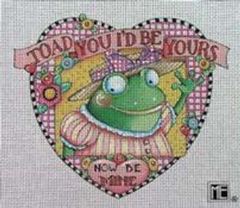 ME-HT03 Toad You 5.75x5  18 Count HEART Mary Engelbreit