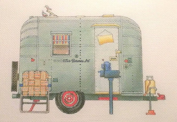 TB-CP01 Vintage Avion 18 Mesh Two Bananas Art CAMPER