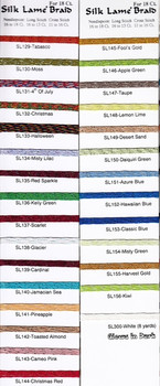Rainbow Gallery Silk Lame Braid 13 LB152-HAWAIIAN BLUE