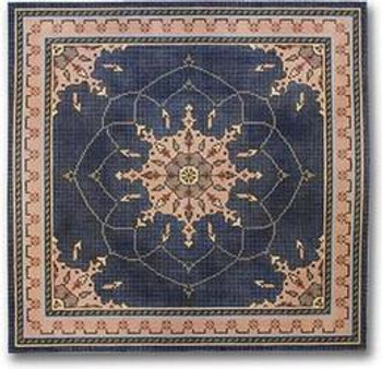 LC-5004-#1 Isphan Navy Background 18 Mesh 12 x 12  Lois Caron CBK Designs