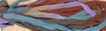 Silken Ribbon 7mm 007 Peacock  Thread Gatherer