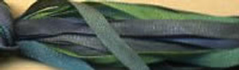 Silken Ribbon 7mm 025 Forest of Greens Thread Gatherer