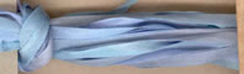 Silken Ribbon 4mm 048 Pearled Blues  Thread Gatherer