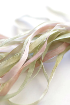 SR4 079 Silvered Celery 4mm Silken Ribbon Thread Gatherer SR4 079 Silvered Celery 4mm Silken Ribbon Thread Gatherer