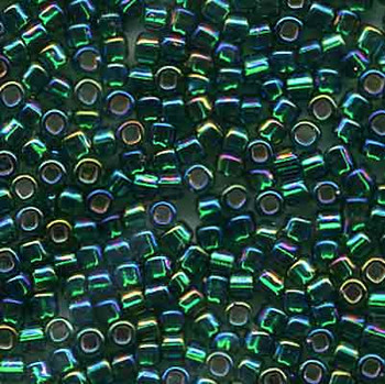 #BDS-647 Size 14 Dark Rainbow Green Beads Sundance Designs