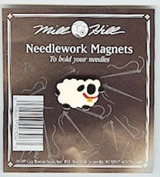 MHMAG6 Sheep; 1 1/8" x 3/4"   Mill Hill Needle Magnet