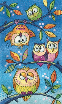 HCK1367 Heritage Crafts Kit Birds of a Feather - Birds of a Feather by Karen Carter