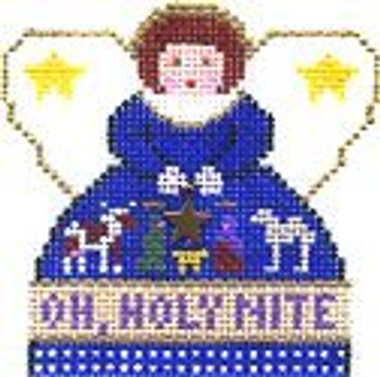 PP999AH Mini Angel Nativity (dark blue) 18 Mesh 3 x 3 Painted Pony Designs