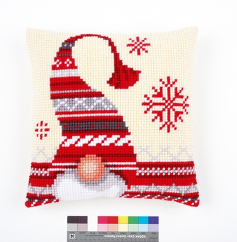 PNV156877 Vervaco Christmas Elf Cushion