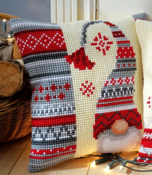 PNV156878 Vervaco Christmas Elf Cushion