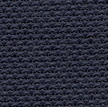 355308A Midnight Grey; Aida; 16ct; 100% Cotton; 18" x 25" Fat Quarter0 