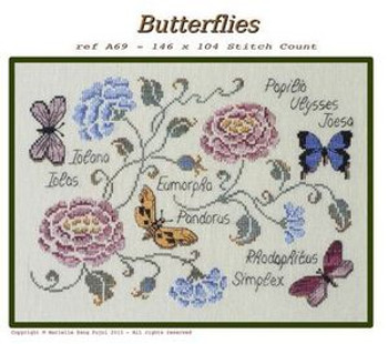 Butterflies With Silk Pack Filigram F-B 