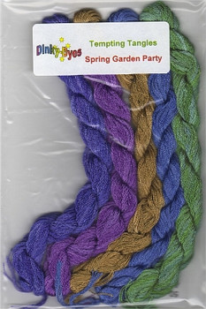 Spring Garden Party 113w x 113h  With Silk Pack Tempting Tangles TT-SPRINGGP