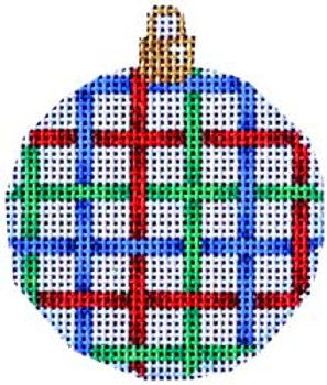 CT-1477 Red/Green/Blue Tattersall Mini Ball 2.25x2.5 18 Mesh Associated Talents 