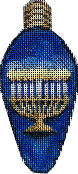 EE-992 Menorah Hanukkah Light Bulb 2.25x4.75 18 MESH Associated Talents