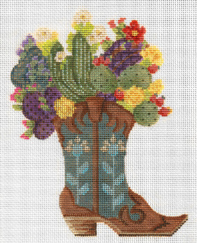 KCNTX17 Desert Blooms Boot 5" x 6.5", 18 Mesh KELLY CLARK STUDIO, LLC