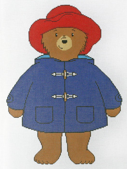 SN809 Paddington Bear Doll 10 x 16 Mesh size: 13 Mesh Silver Needle Designs